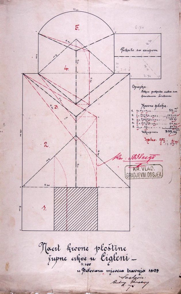 Ciglena - župna crkva 1882. inv. br. B7