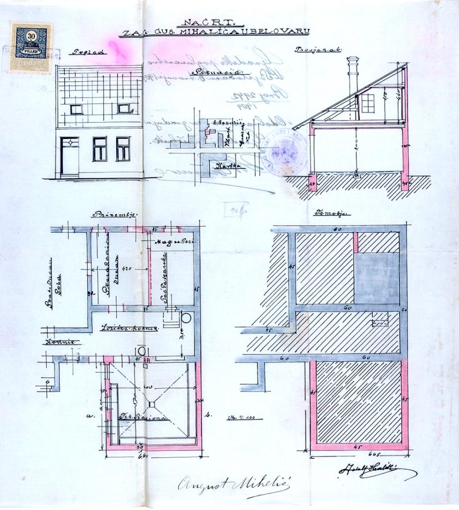 1909. pekarska radiona Augusta Mihelića u Bjelovaru, inv. br. 2942