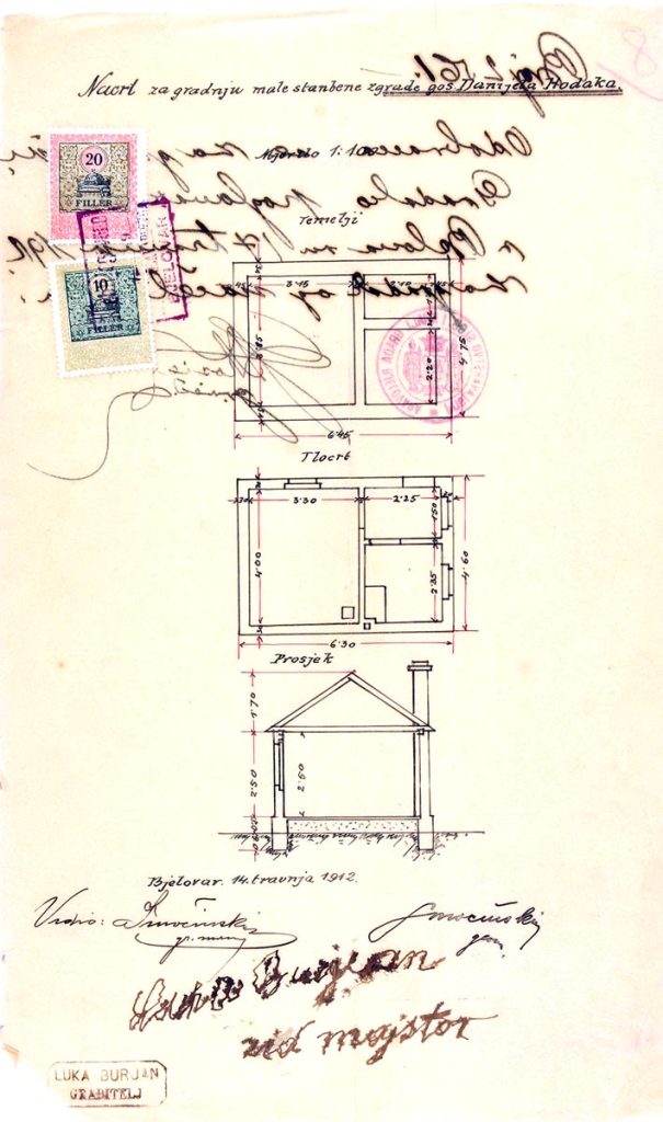 1912. kuća Danijela Hodaka u Bjelovaru, inv. br. 2561