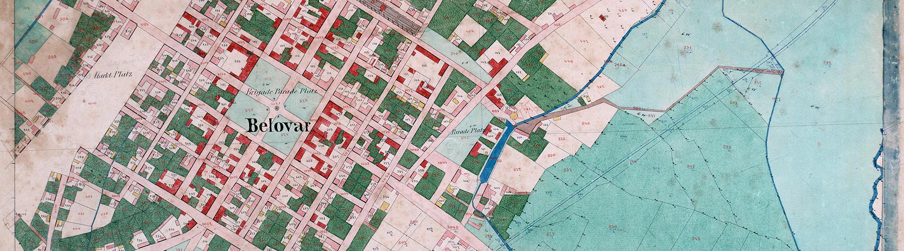 DIGITALNI ARHIV - Mape grada Bjelovara