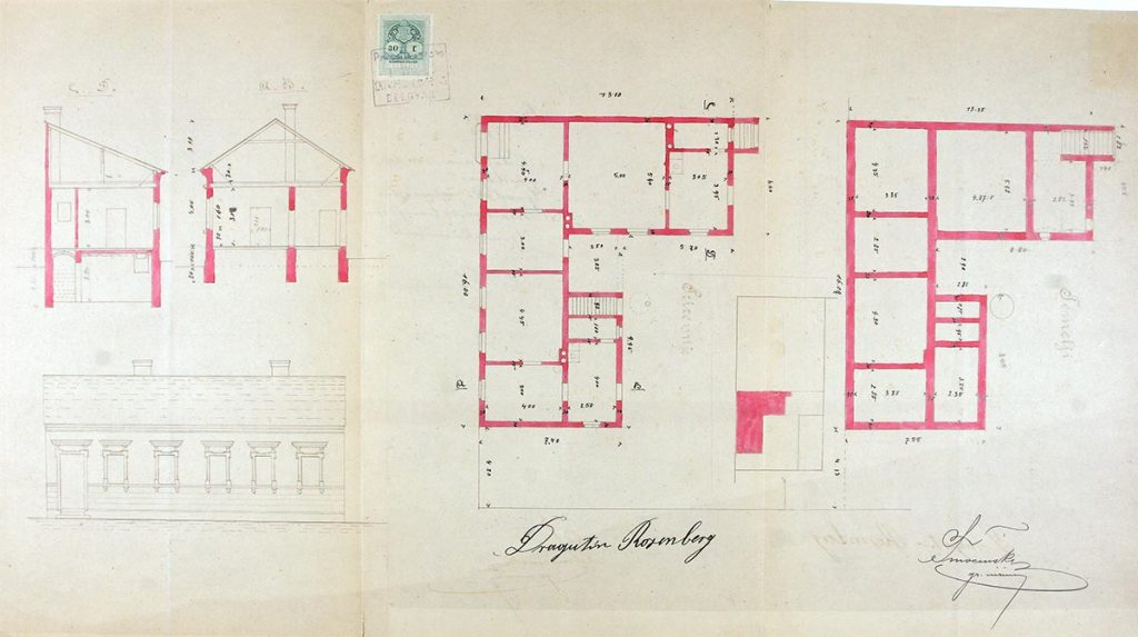 1903. kuća Dragutina Rosenberga u Bjelovaru, inv. br. 2970
