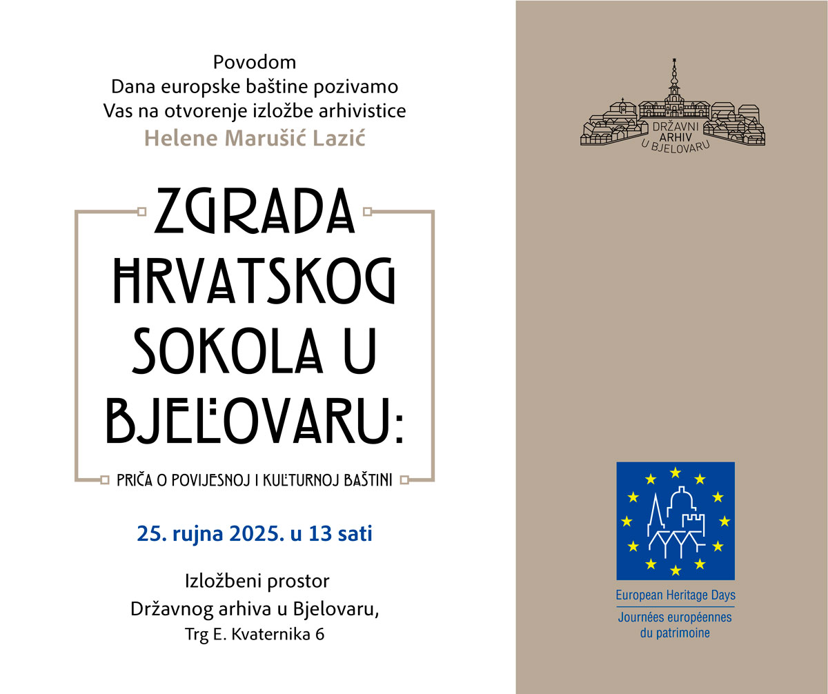 Izložba „Zgrada Hrvatskog sokola u Bjelovaru“